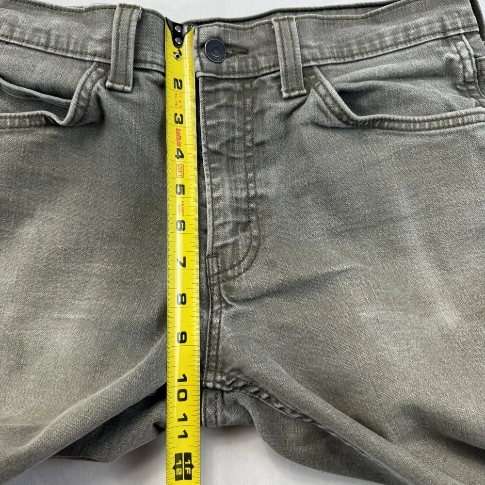 Levi's 511 Jeans Men's 33x30 Gray Slim Fit Denim Pants W33 L30